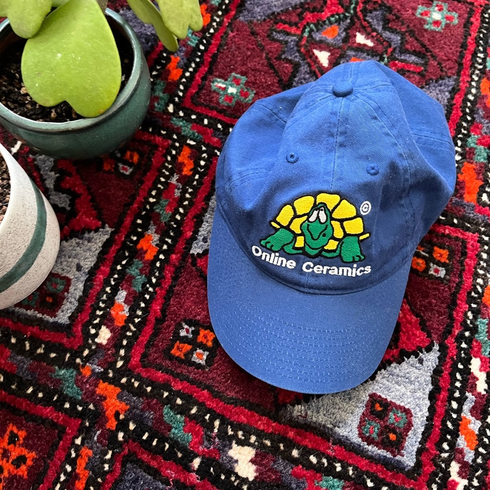 Online Ceramics Turtle Graphic Logo Hat